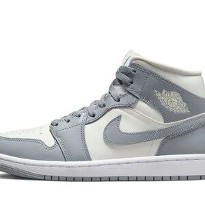 Nike Air Jordan Mid Men's Sneakers in Gray and White